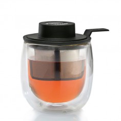 Tazza doppia camera con coperchio con filtro. Capacità 0,2lt 2
