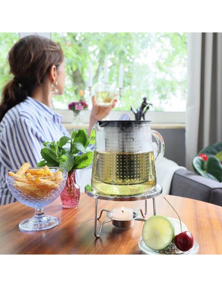 Teiera con infusione controllata. Capacità 0,8 Lt