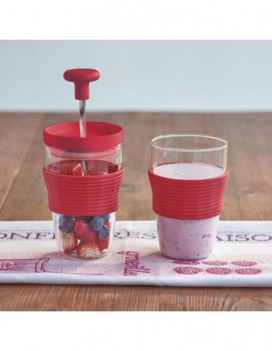 Fruit smoothie maker rosso