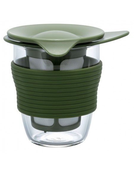 Tazza con filtro verde oliva 200ml