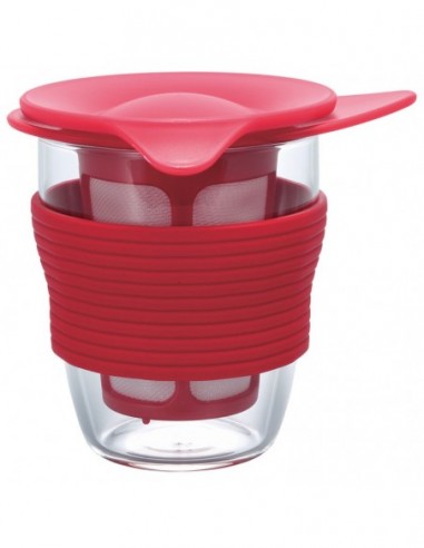 Tazza con filtro rossa 200ml