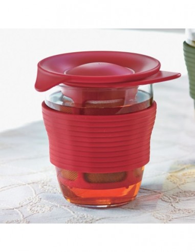Tazza con filtro rossa 200ml