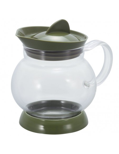 Teiera con filtro rimovibile verde 350ml