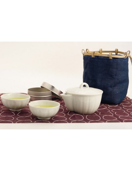Kit Sencha da viaggio bianco