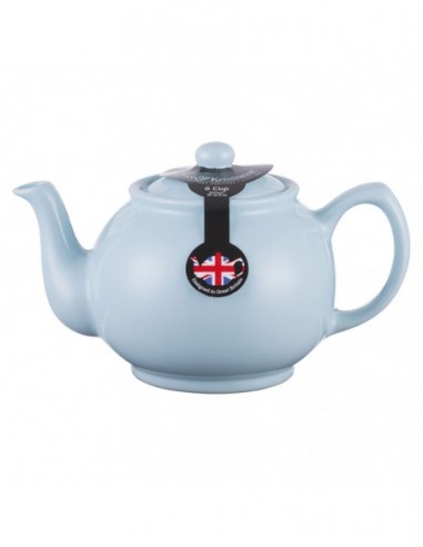 Teiera inglese azzurro pastello