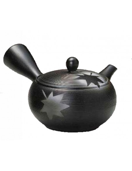 Teiera kyusu tradizionale con foglie d'acero 320ml