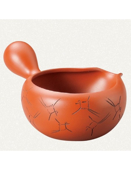 Brocca Shiboridashi Arancione Con Decori 180ml