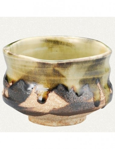 Tazza matcha gialla diam.12,0cm e h.8,0cm