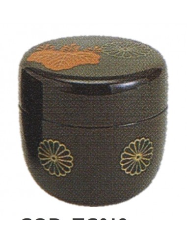 Tea caddy Matcha nero laccato - cap. 25gr