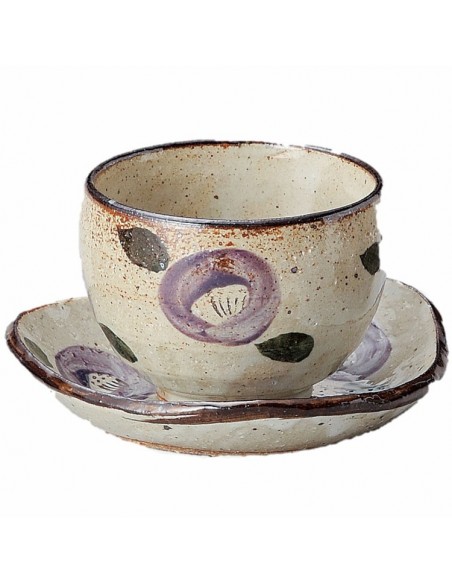 Tazza con piattino lilla 220ml