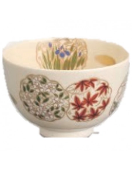 Tazza matcha da cerimonia dipinta a mano diam.12,0cm e h.8,0cm