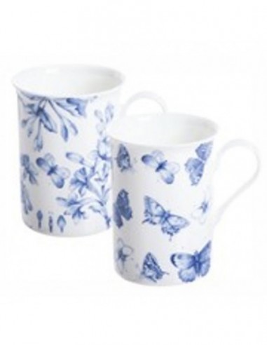 Mug blu botanical