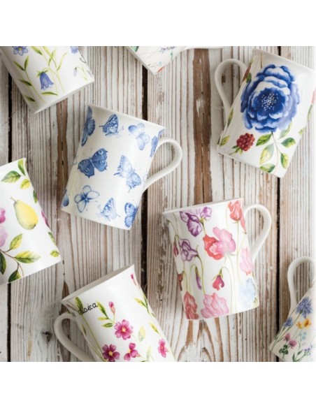 Mug blu botanical