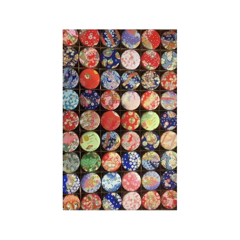 Tea caddy washi - diam. 66 e h. 105cm / cap. 100gr